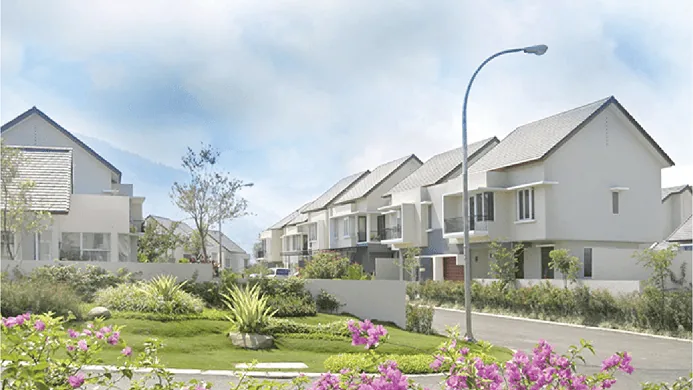 Deretan rumah di kawasan Premier Promenade